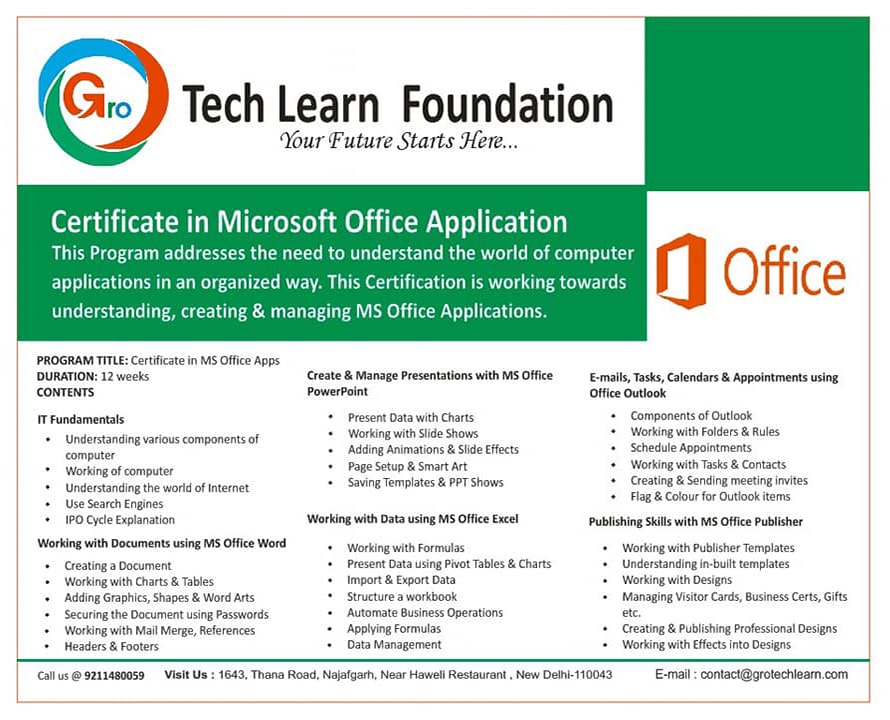 Ms Office Application